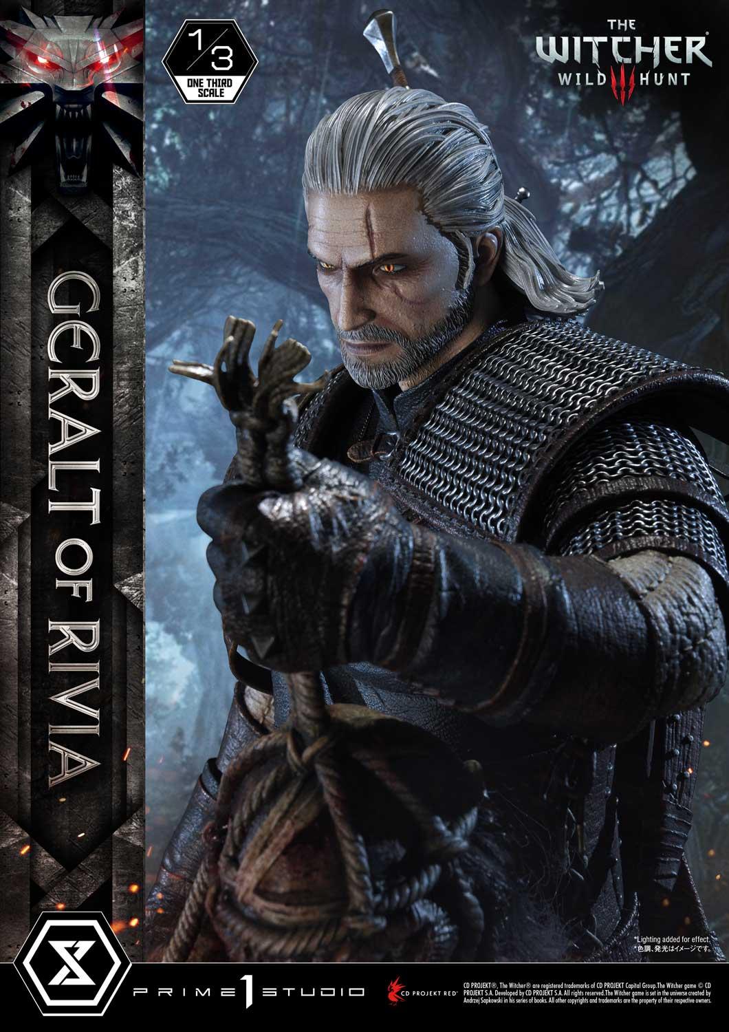 Prime 1 Studios Museum Masterline: The Witcher3 - Wild Hunt Geralt Of Rivia Escala 1/3