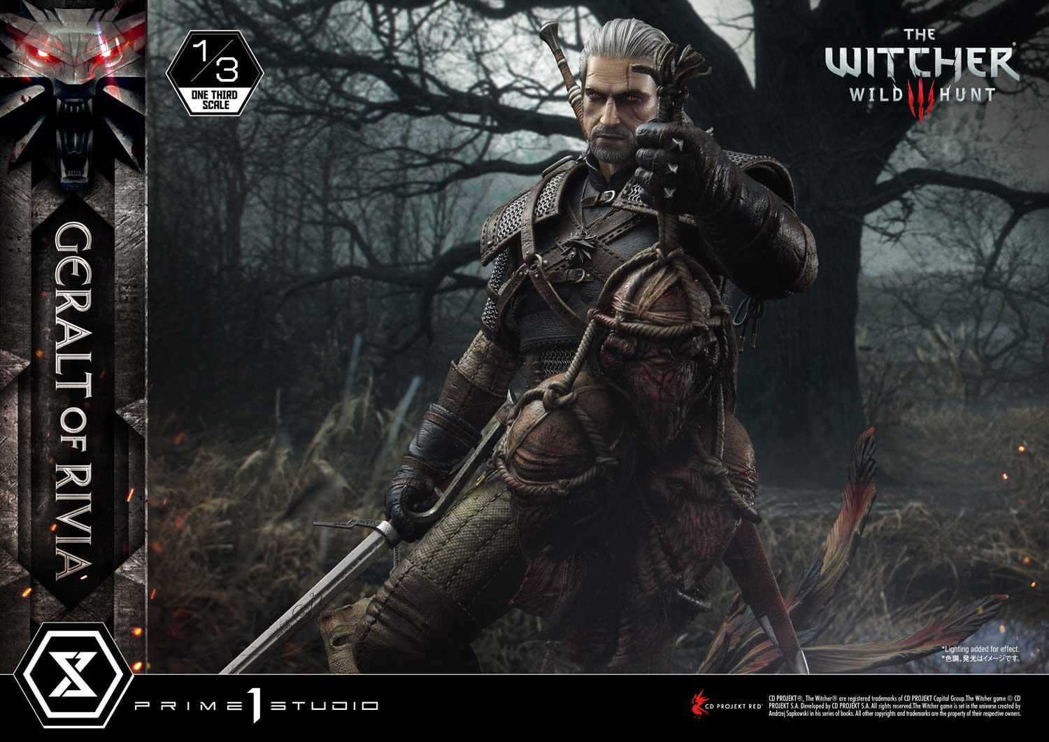 Prime 1 Studios Museum Masterline: The Witcher3 - Wild Hunt Geralt Of Rivia Escala 1/3