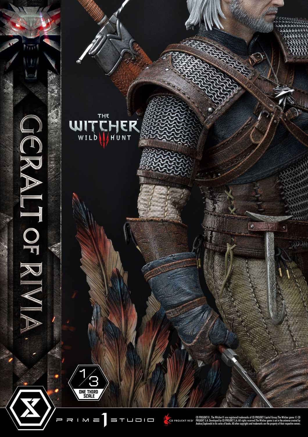 Prime 1 Studios Museum Masterline: The Witcher3 - Wild Hunt Geralt Of Rivia Escala 1/3