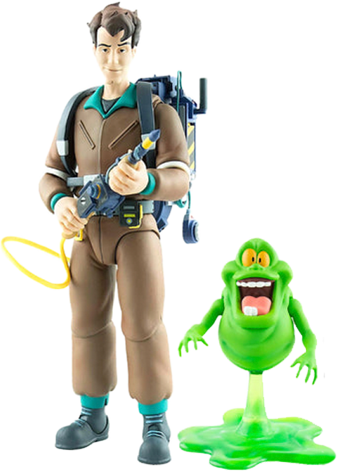 Mondo: Los Cazafantasmas - Peter Venkman y Slimer Escala 1/12