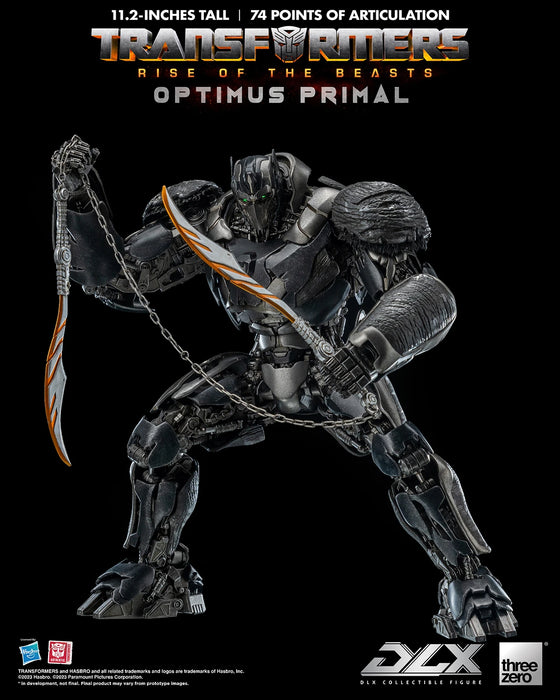 Threezero Collectible Figure: Transformers Rise Of the Beasts - Optimus Primal DLX