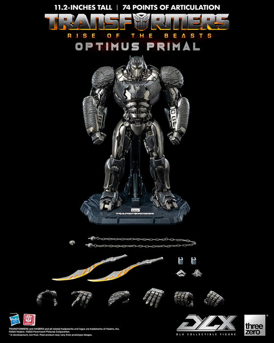 Threezero Collectible Figure: Transformers Rise Of the Beasts - Optimus Primal DLX