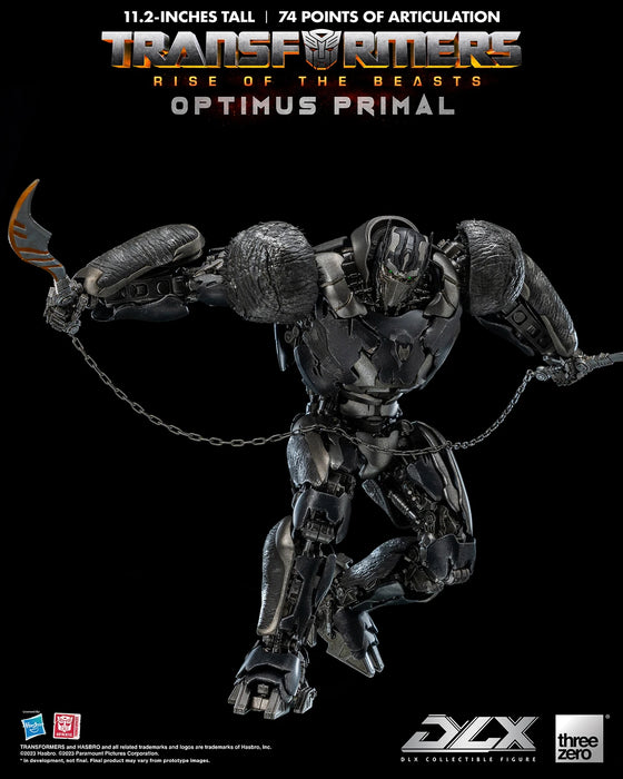 Threezero Collectible Figure: Transformers Rise Of the Beasts - Optimus Primal DLX