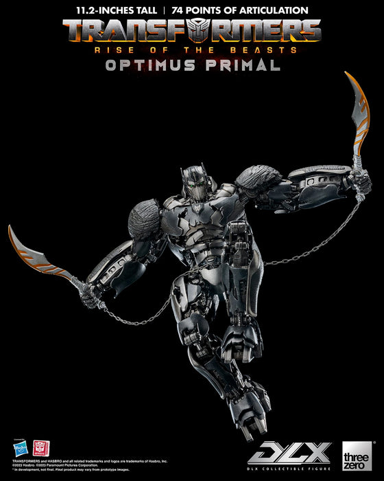 Threezero Collectible Figure: Transformers Rise Of the Beasts - Optimus Primal DLX