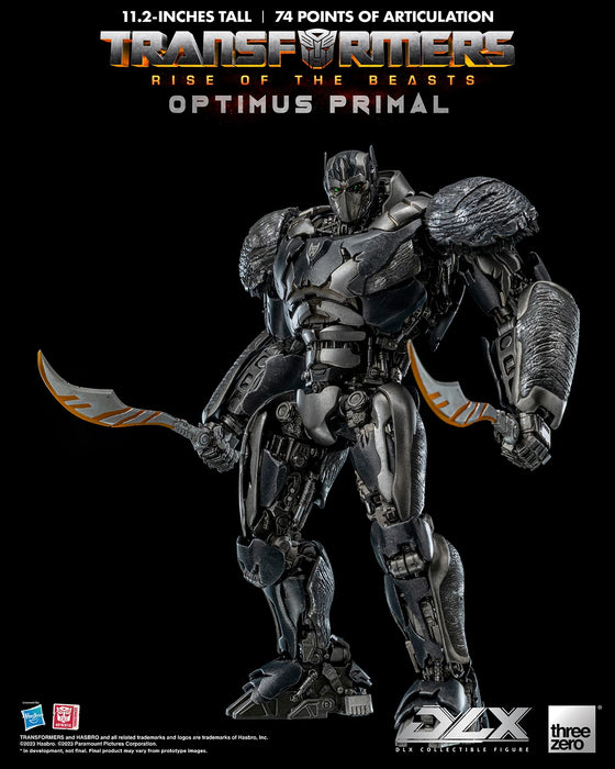 Threezero Collectible Figure: Transformers Rise Of the Beasts - Optimus Primal DLX