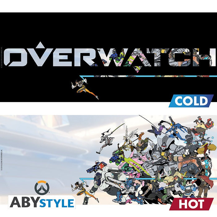 ABYStyle Taza De Ceramica Termocromatica: Overwatch - Heroes 460 ml