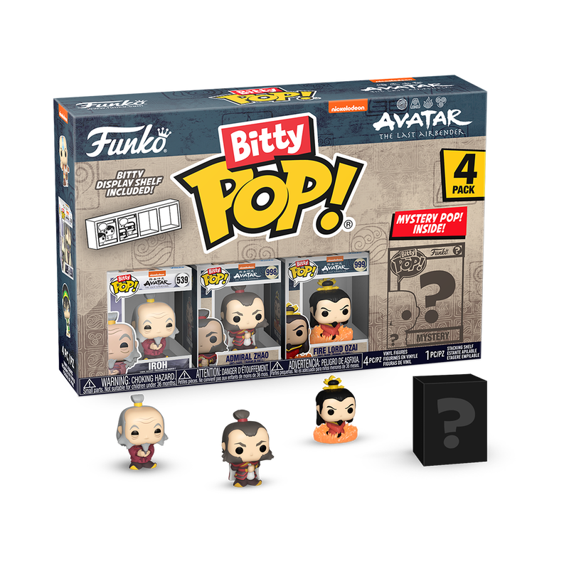 Funko Bitty Pop: Avatar La Leyenda De Aang - Iroh 4 Pack