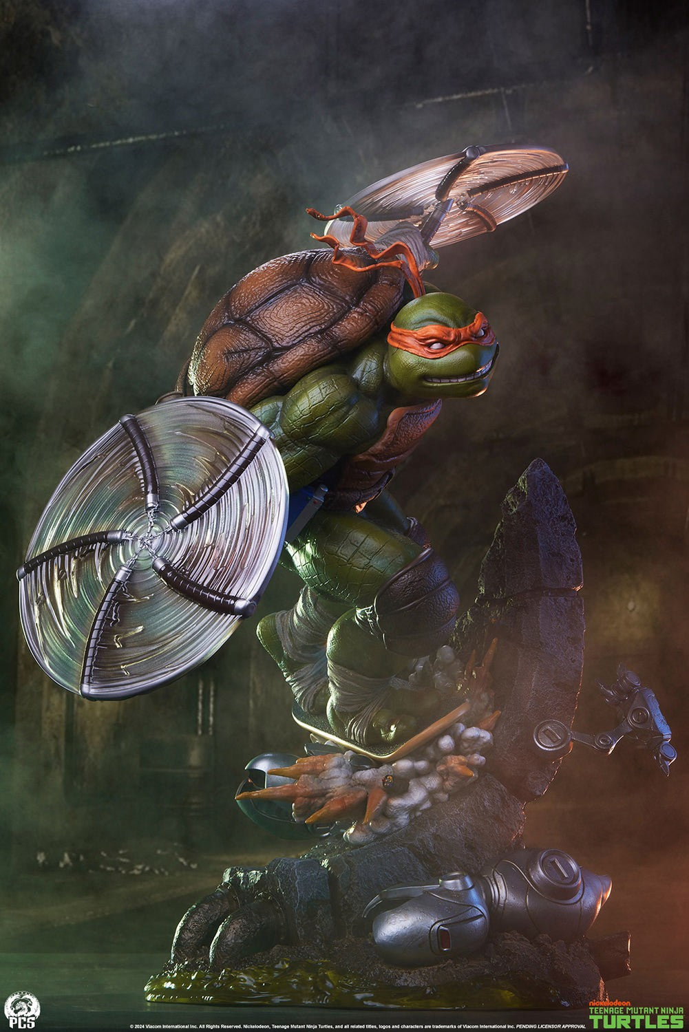 PCS Statue: TMNT Legends Tortugas Ninja - Miguel Angel Estandar Escala 1/3