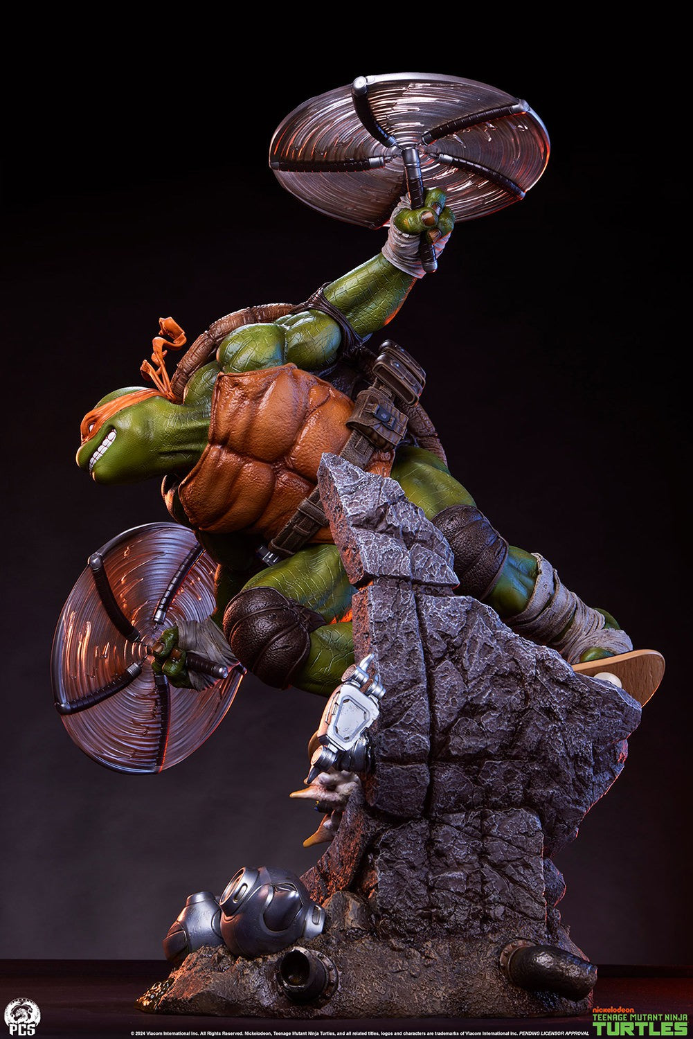 PCS Statue: TMNT Legends Tortugas Ninja - Miguel Angel Estandar Escala 1/3