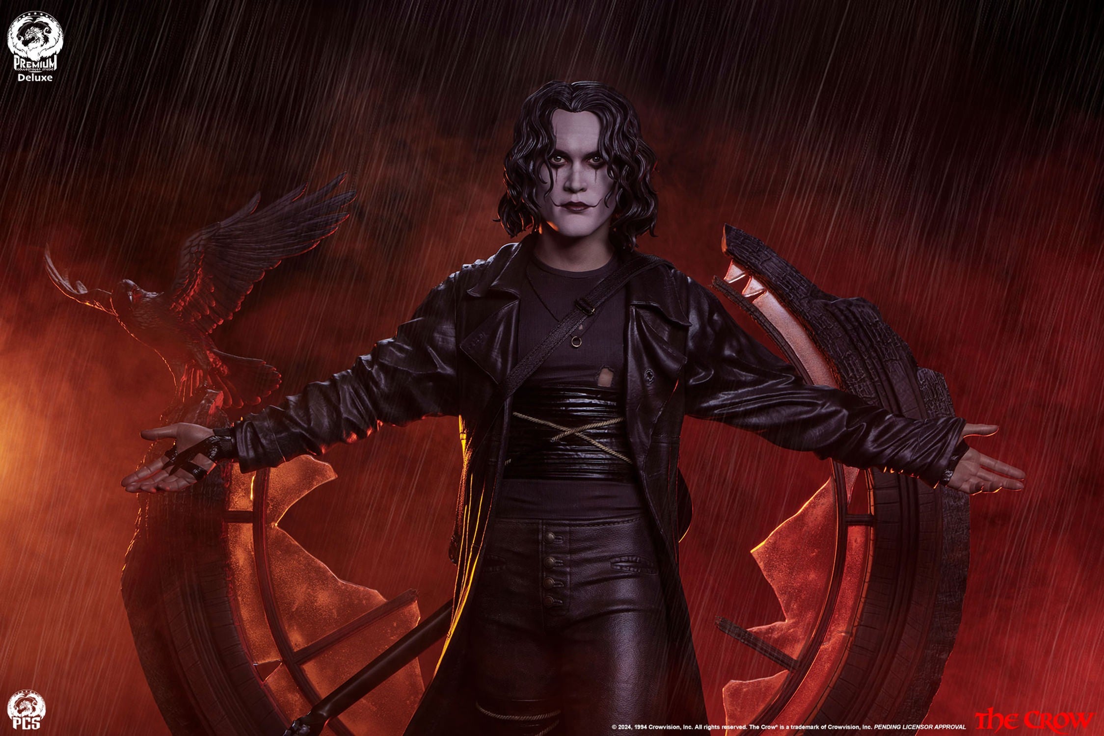 PCS Statue: The Crow - The Crow Deluxe Escala 1/3