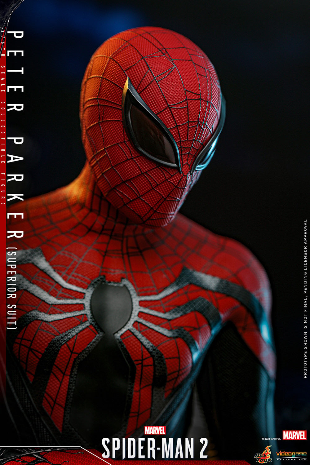 Hot Toys Video Game Masterpiece Series: Marvel Spiderman 2 - Peter Parker Traje Superior Escala 1/ 6