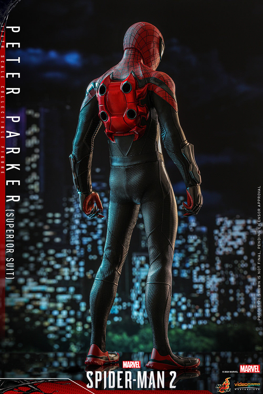 Hot Toys Video Game Masterpiece Series: Marvel Spiderman 2 - Peter Parker Traje Superior Escala 1/ 6