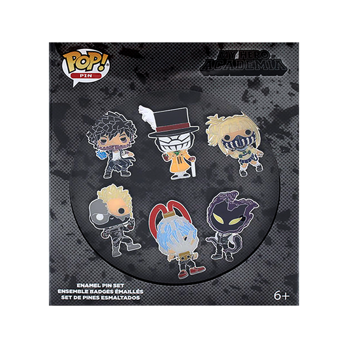 Funko Pop Pin: My Hero Academia - Set  De Villanos 6 Pack