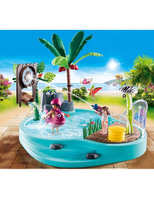 Playmobil Family fun: Piscina Divertida Con Rociador De Agua 70610