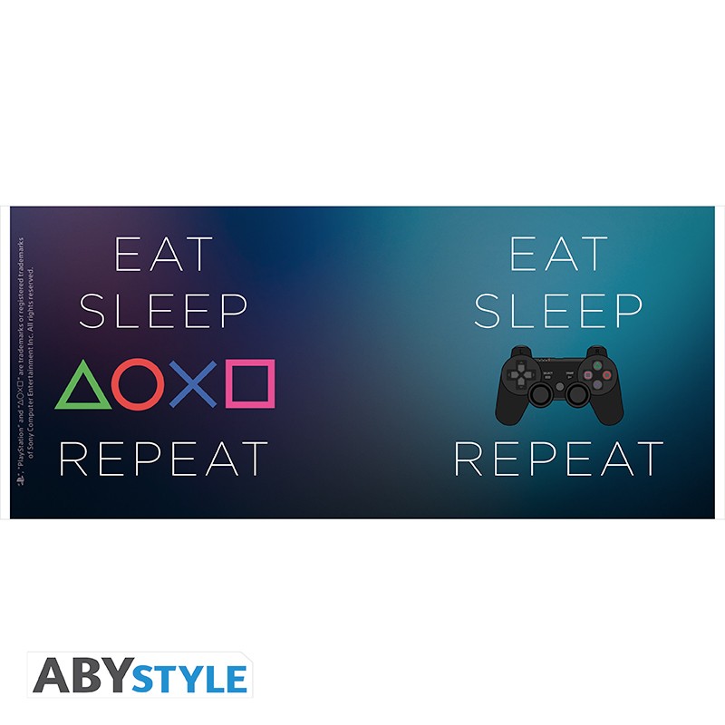 ABYstyle Taza De Ceramica: PlayStation - Eat Sleep Repeat 320 ml