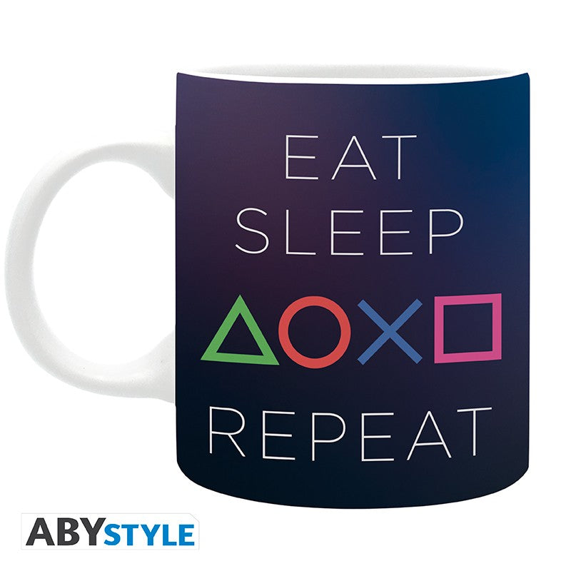 ABYstyle Taza De Ceramica: PlayStation - Eat Sleep Repeat 320 ml