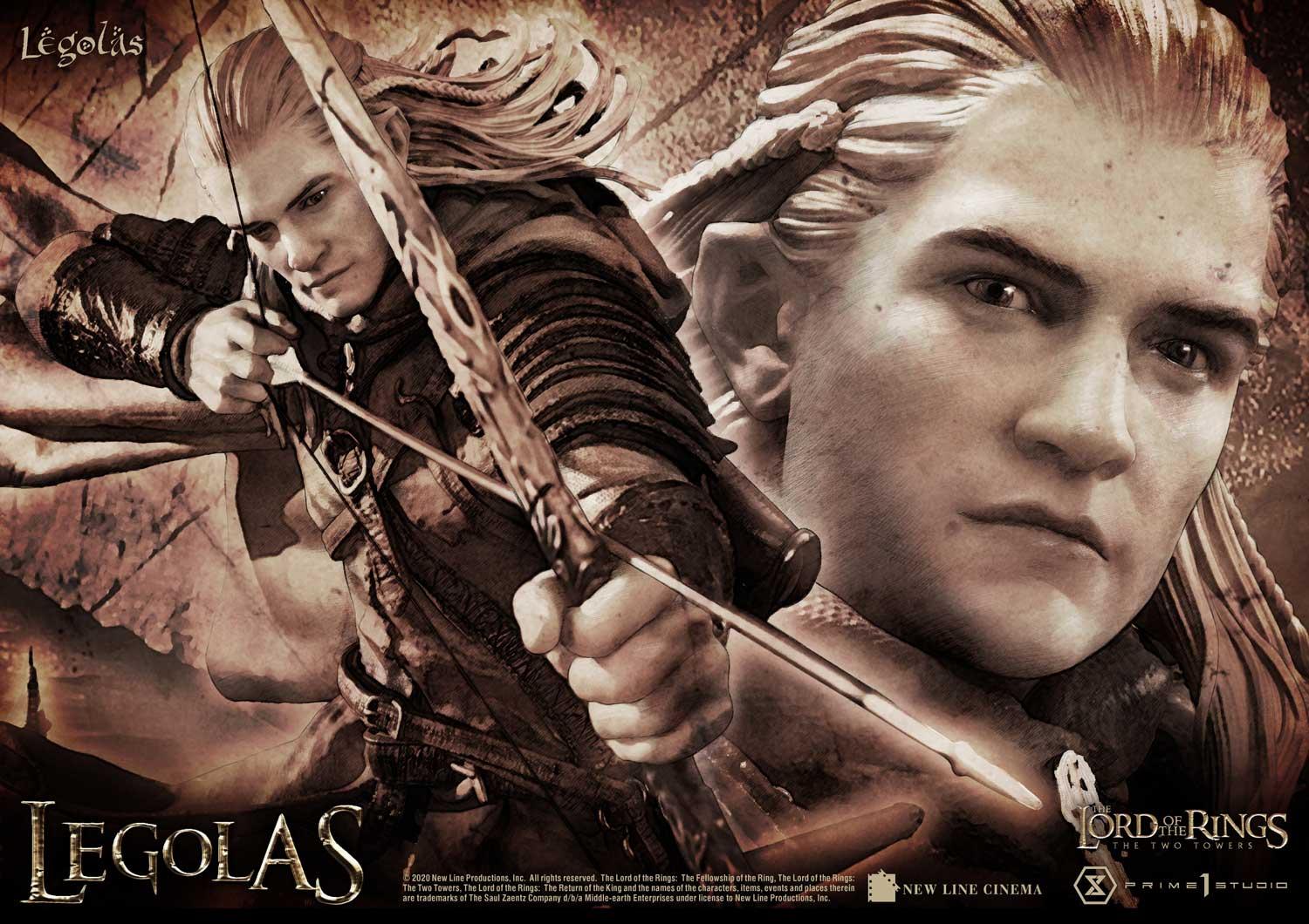 Prime 1 Studios Premium Masterline: The Lord Of The Rings The Two Towers - Legolas Escala 1/4