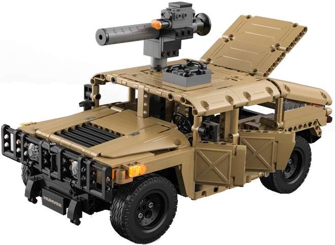 CaDA Chassis Off Road Platform Series: Humvee Off Roader Control Dual Escala 1/10