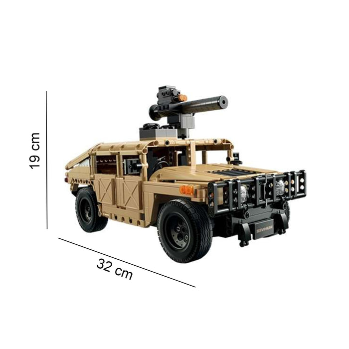 CaDA Chassis Off Road Platform Series: Humvee Off Roader Control Dual Escala 1/10