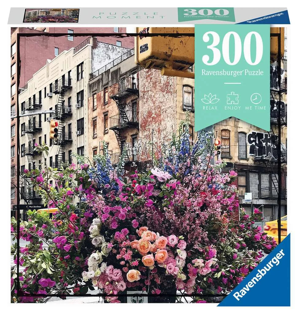 Ravensburger Rompecabezas Adultos: Momentos - Flores Nueva York 300 piezas