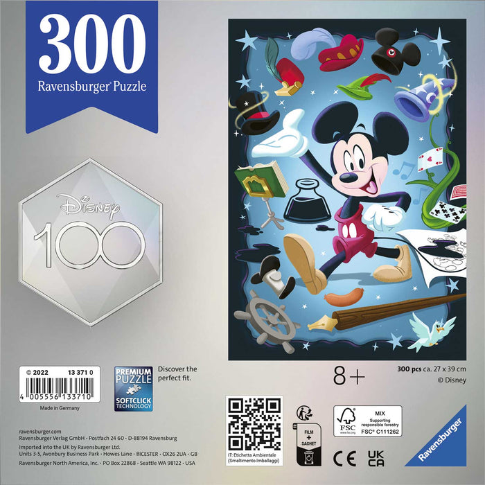 Ravensburger Rompecabezas: Disney 100 - Mickey Mouse 300 piezas