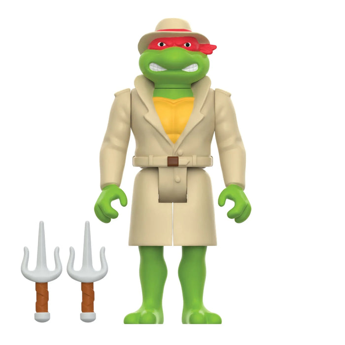 Super7 Reaction: TMNT Tortugas Ninja - Detective Rafael Serie 8