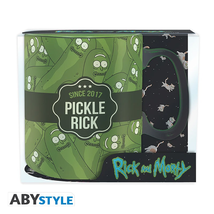 ABYstyle Taza De Ceramica: Rick and Morty- Pickle Rick 460 ml