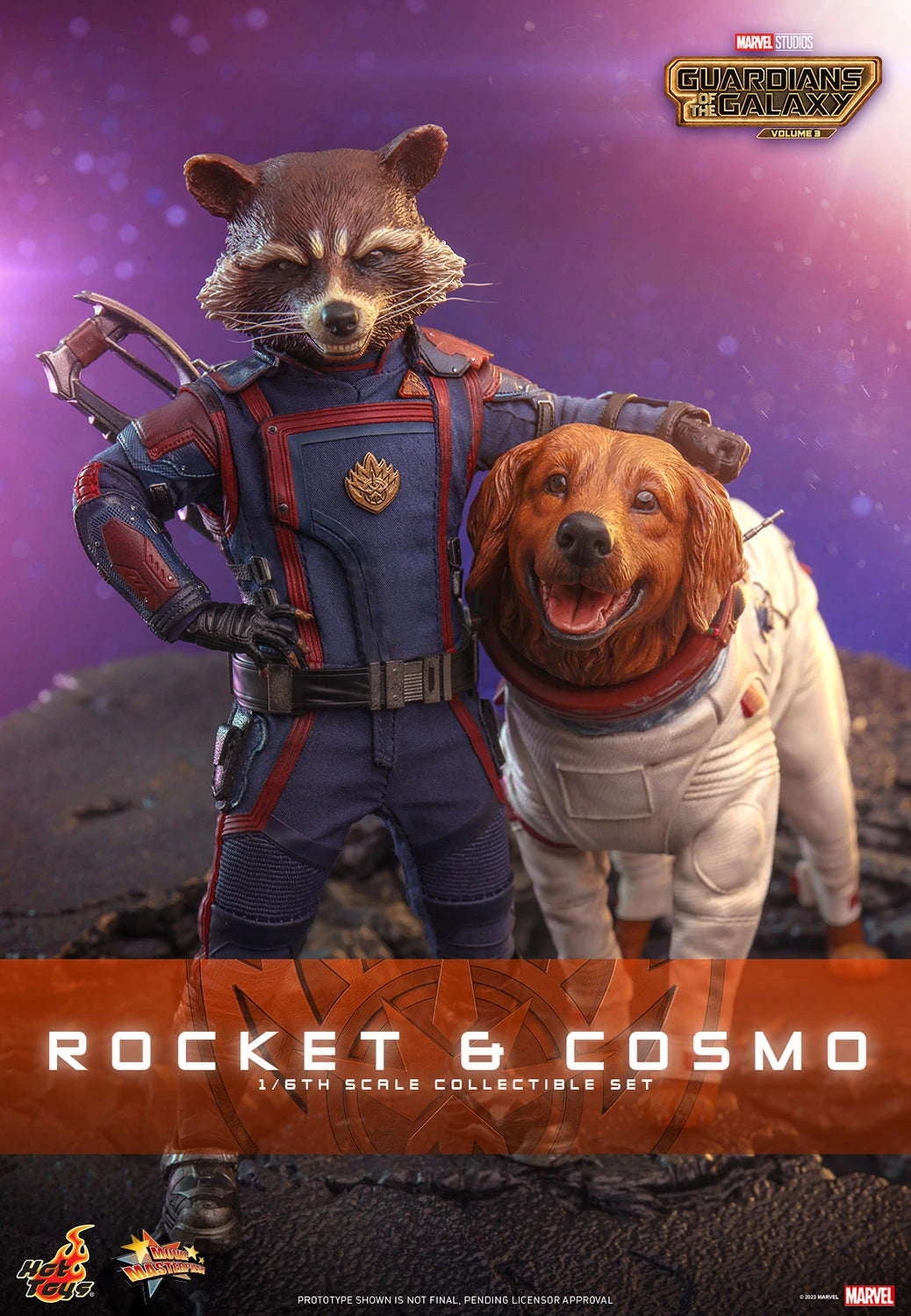 hot toys rocket y cosmo