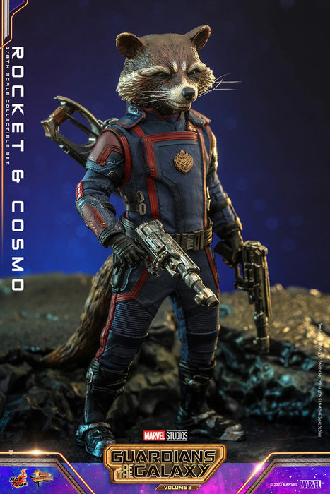 Hot Toys Movie Masterpiece Series: Marvel Guardianes De La Galaxia 3 - Rocket y Cosmo Escala 1/6