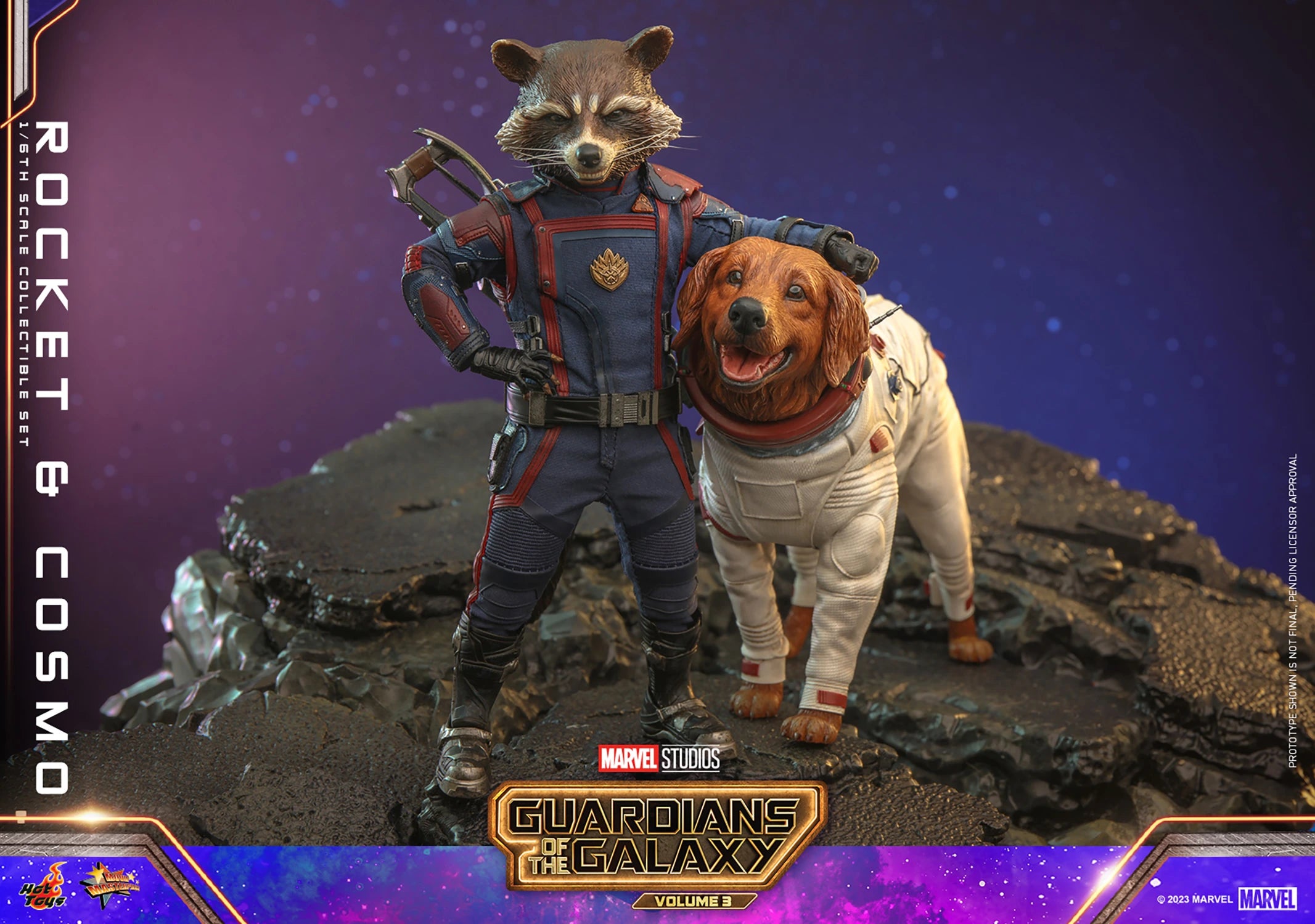 Hot Toys Movie Masterpiece Series: Marvel Guardianes De La Galaxia 3 - Rocket y Cosmo Escala 1/6