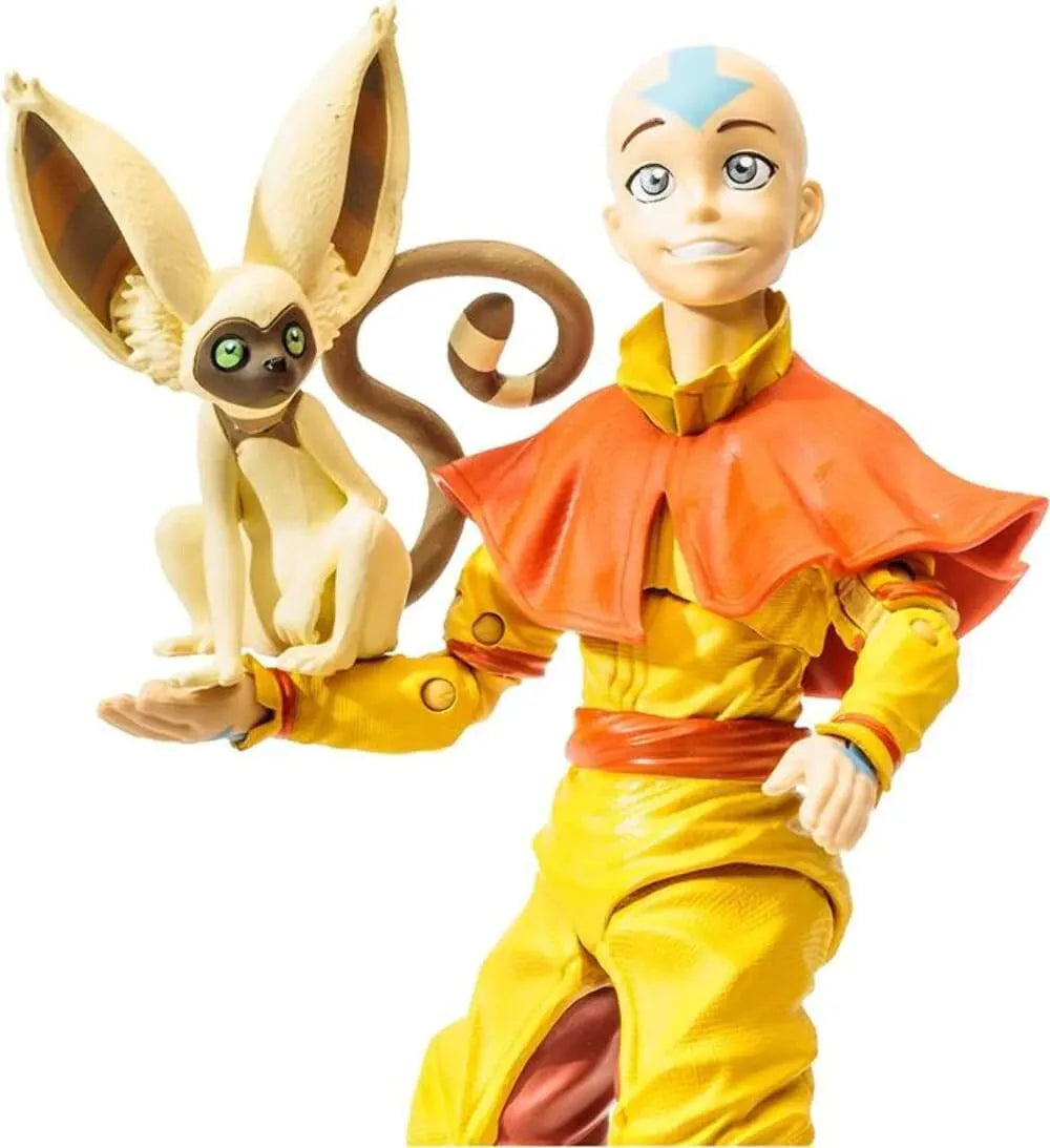 McFarlane Figura de Accion: Avatar El Ultimo Maestro Del Aire - Aang y Momo 7 pulgadas