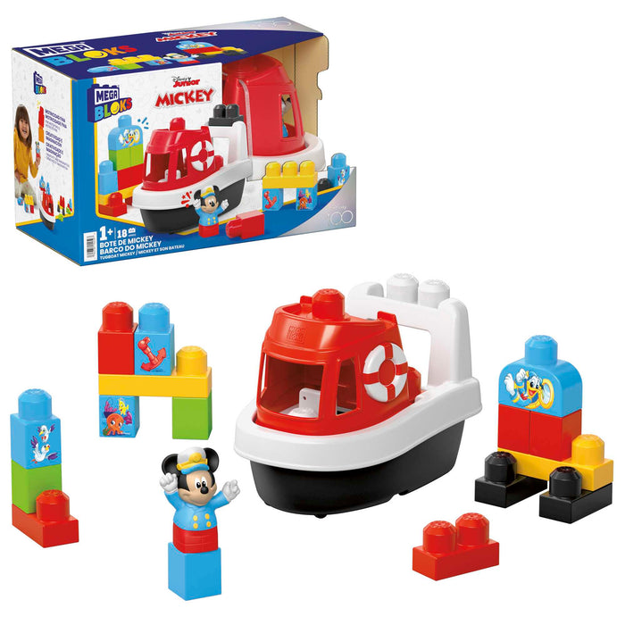 Mega Bloks: Disney 100 - Bote De Mickey