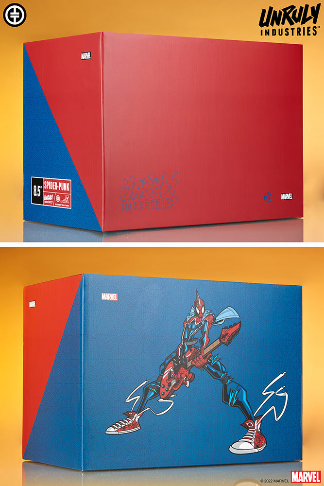 Unruly Industries Designer Collectible : Marvel Spiderman - Spider Punk Estatua