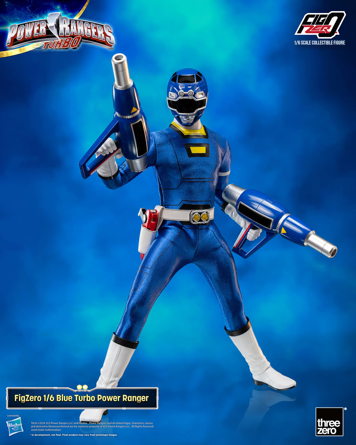 Threezero Figzero: Power Rangers Turbo - Blue Ranger Escala 1/6