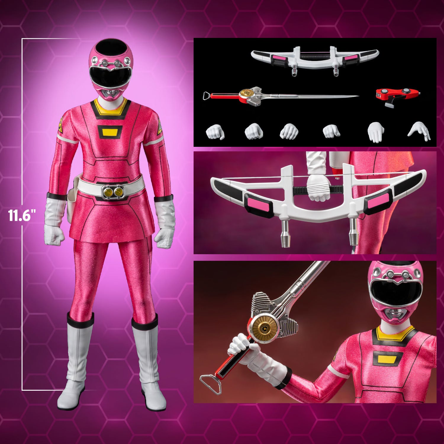 Threezero Figzero: Power Rangers Turbo  - Pink Ranger Escala 1/6