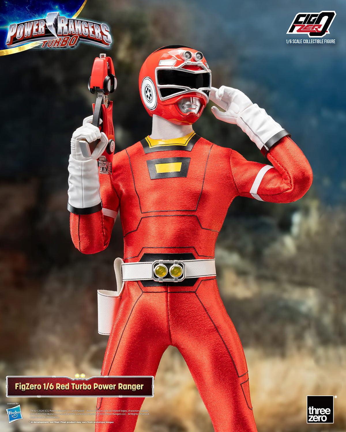 Threezero Figzero: Power Rangers Turbo - Red Ranger Escala 1/6