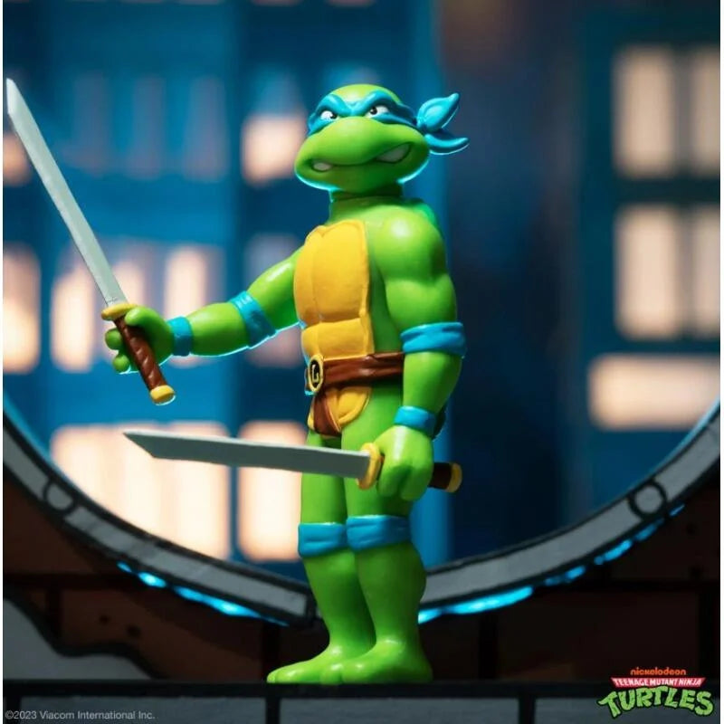 Super7 ReAction: TMNT Tortugas Ninja - Leonardo Toon