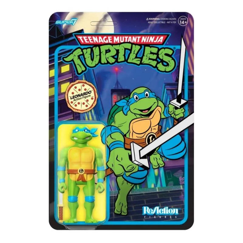 Super7 ReAction: TMNT Tortugas Ninja - Leonardo Toon