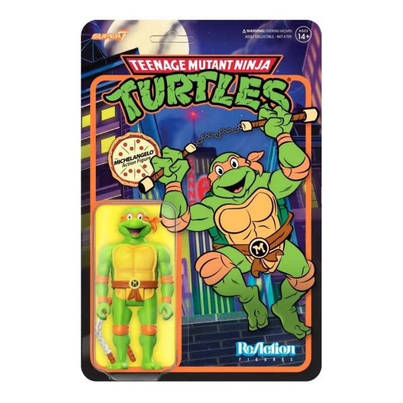 Super7 ReAction: TMNT Tortugas Ninja - Miguel Angel Toon