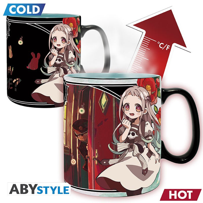 ABYStyle Taza De Ceramica Termocromatica: Toilet Bound Hanako Kun - Hanako 460 ml