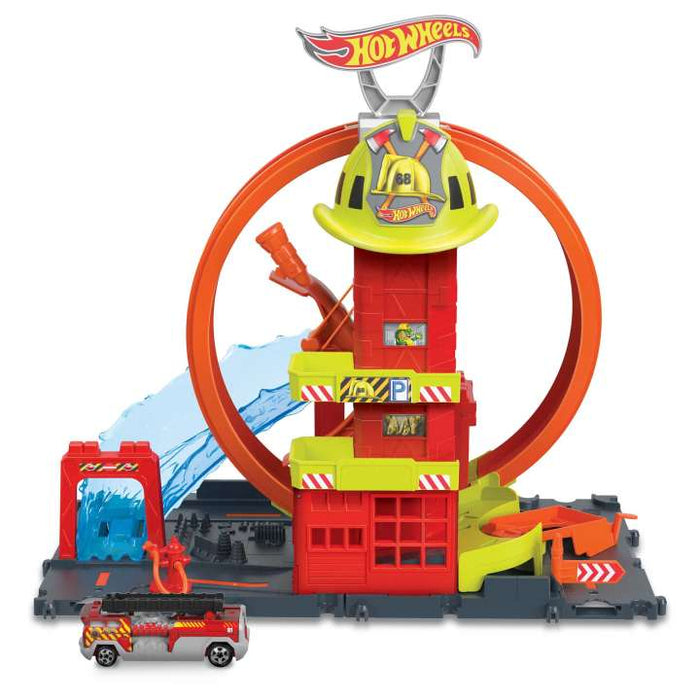 Hot Wheels City: Super Estacion De Bomberos