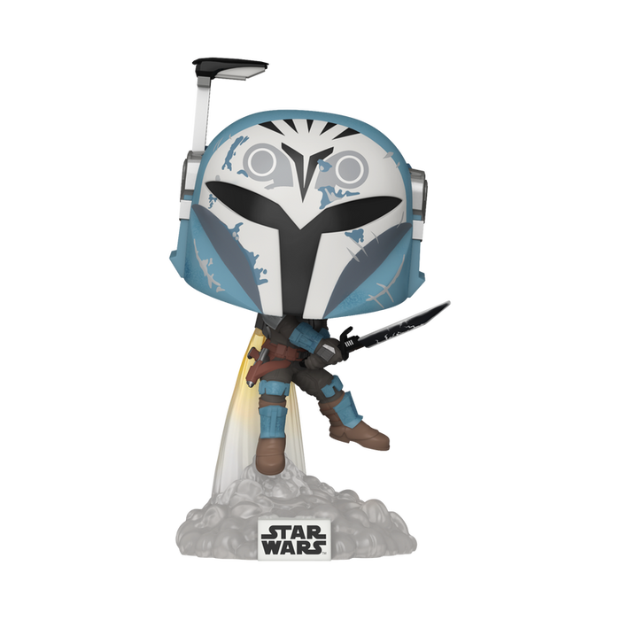 Funko Pop Star Wars: The Mandalorian - Bo Katan con Darksaber y Jet Pack