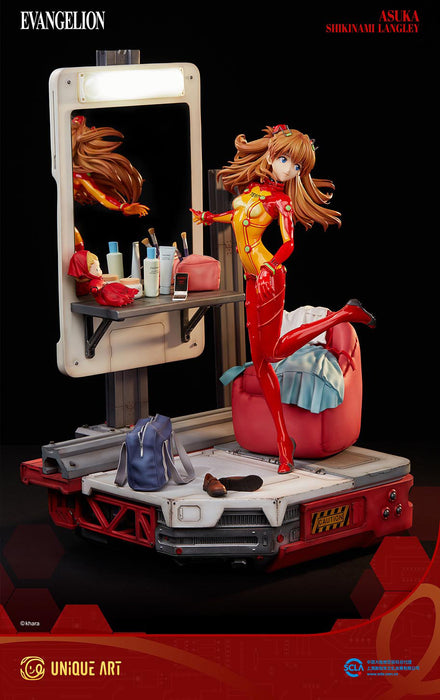 Unique Art Scale Figure Collection Grade: Evangelion 2.0 You Can Not Advance - Shikinami Asuka Langley Escala 1/4