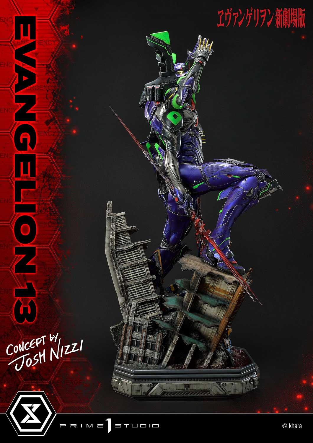 Prime 1 Studios Ultimate Diorama Masterline: Evangelion - Unit 13 Concept By Josh Nizzi Deluxe Version 31 Pulgadas