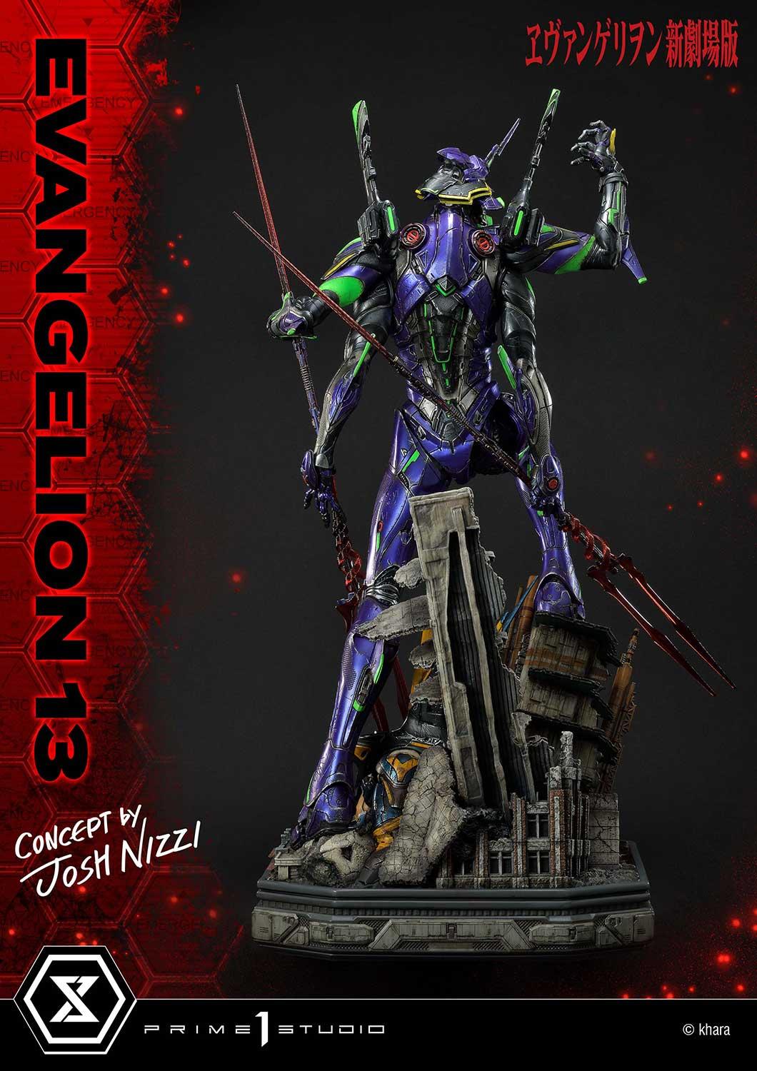 Prime 1 Studios Ultimate Diorama Masterline: Evangelion - Unit 13 Concept By Josh Nizzi Deluxe Version 31 Pulgadas