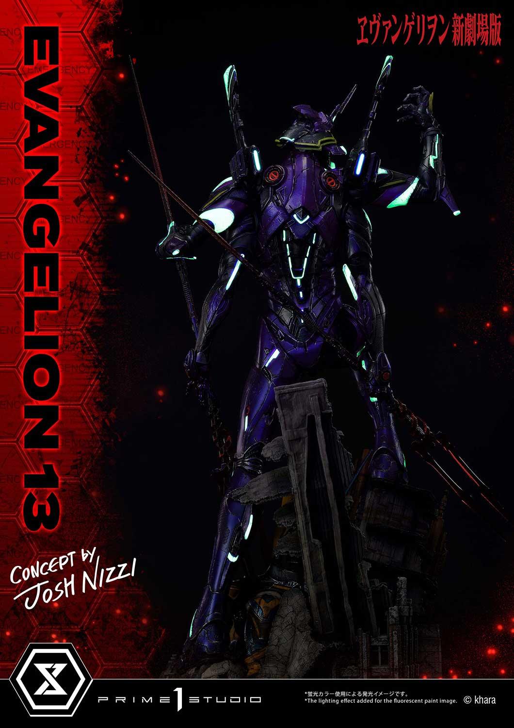 Prime 1 Studios Ultimate Diorama Masterline: Evangelion - Unit 13 Concept By Josh Nizzi Deluxe Version 31 Pulgadas