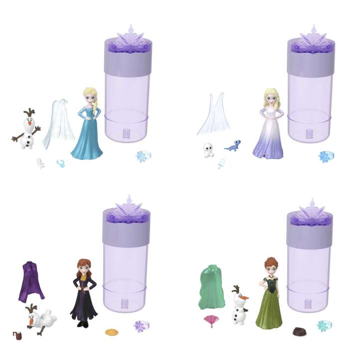 Disney Princess: Frozen Snow Color Reveal Tematica Coronacion Aleatorio