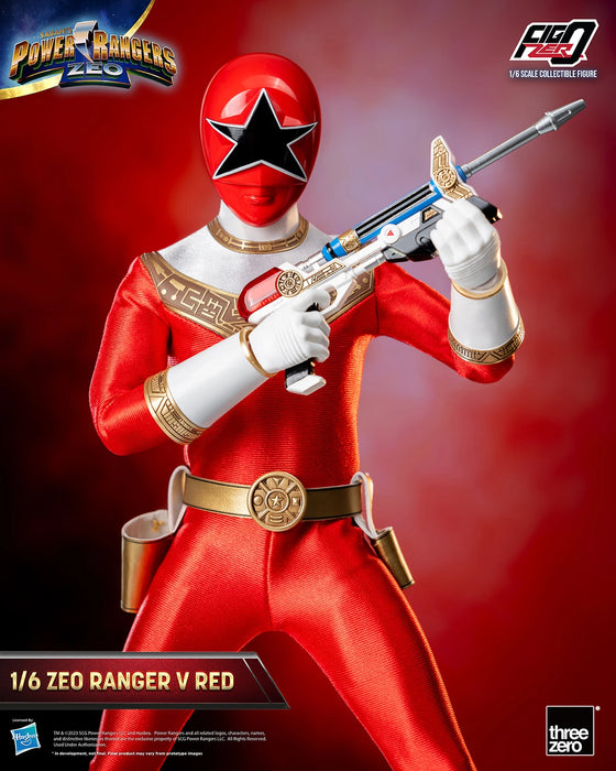 Threezero FigZero: Power Rangers Zeo - Ranger Rojo Zeo V Escala 1/6