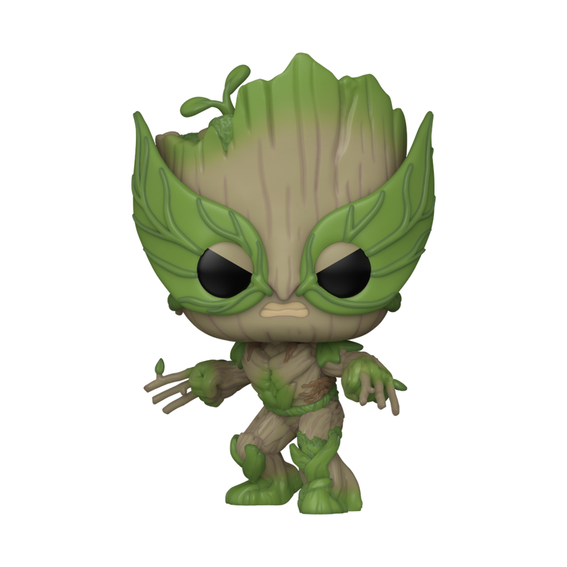 Funko Pop Marvel: Todos Somos Groot - Wolverine