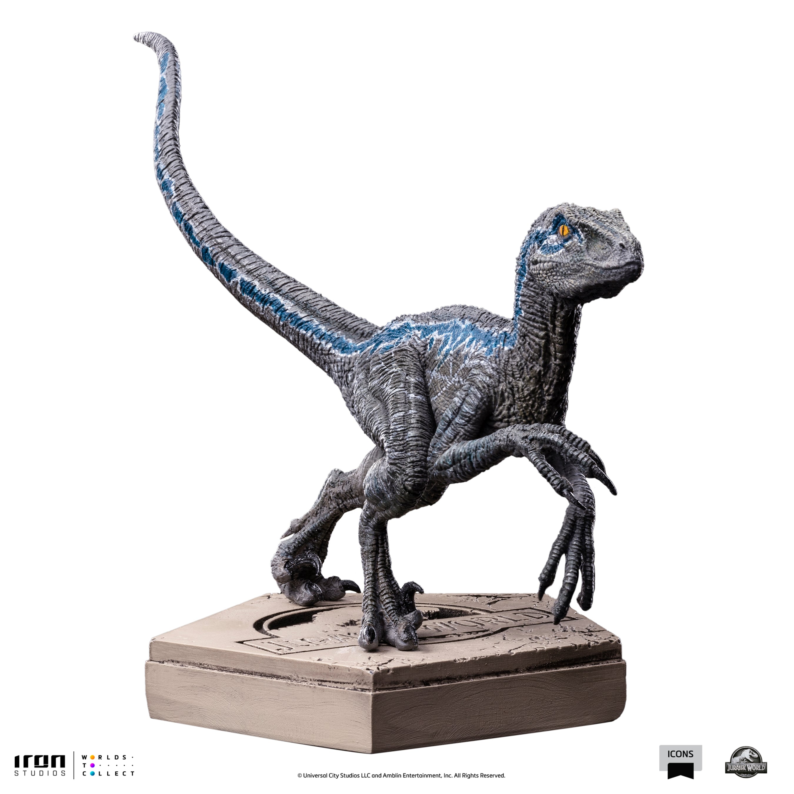 IRON Studios: Jurassic World - Velociraptor Blue